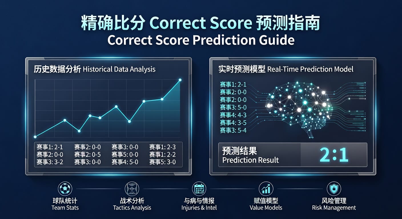 精确比分 correct score：投注技巧与分析思路